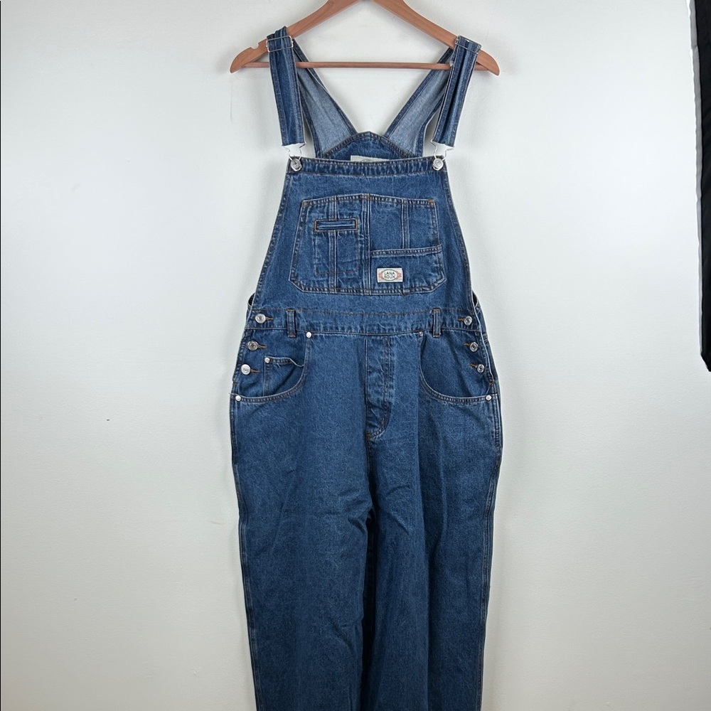 Lana Roux Women’s Denim Overalls XL Vintage Inspired Relaxed Fit Boho Farmcore